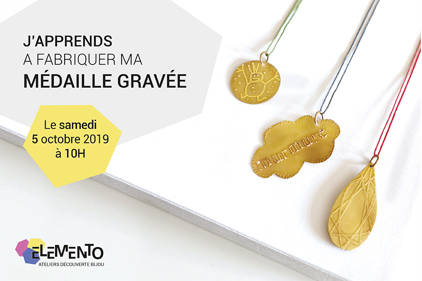 Atelier découverte – Médaille gravée