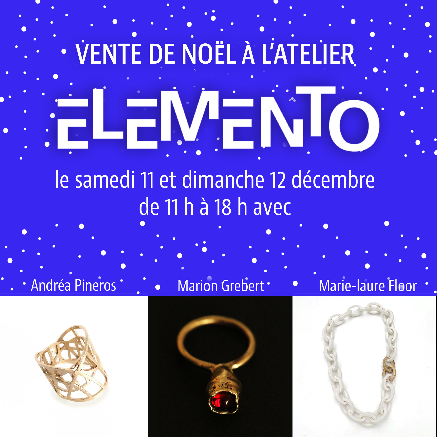 VENTE DE FIN D’ANNÉE CHEZ ELEMENTO