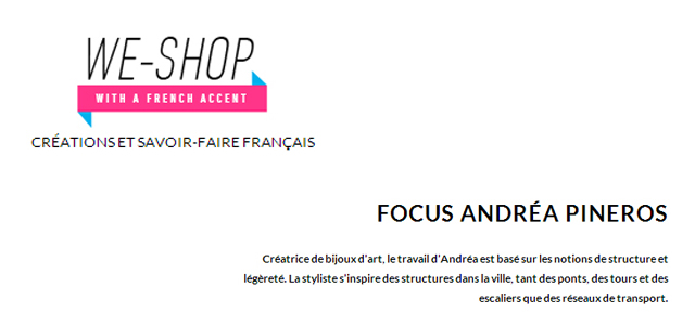 Interview sur WE-SHOP